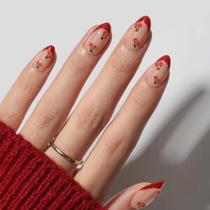 Press-On Nails – Almond Shape (Soft Gel) – NEW  French nails